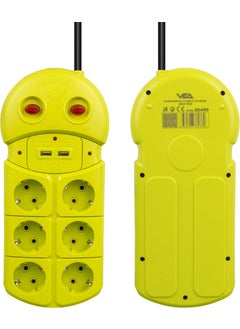 Angel Of Life Vea VE-970USB 6-Plus 2 USB 1.5 Meter Group Socket  - Image 1