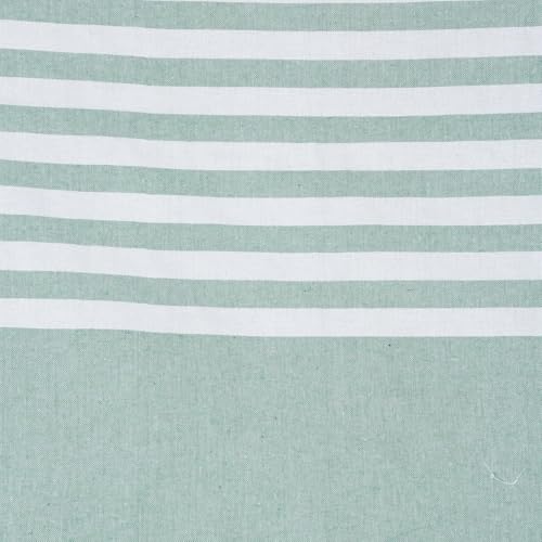Värde Bedsheet for Double Bed | Handmade Cotton Double Bedsheet 210 Thread Count | Summer King Size BedSheet 90x100 Inches (7.5 x 8.3 Feet) | Handloom Design | Without Pillow Covers_Sea Green - Image 5