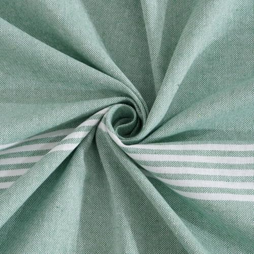 Värde Bedsheet for Double Bed | Handmade Cotton Double Bedsheet 210 Thread Count | Summer King Size BedSheet 90x100 Inches (7.5 x 8.3 Feet) | Handloom Design | Without Pillow Covers_Sea Green - Image 4