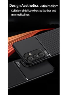 ICARLUS Case for Samsung Galaxy A35 5G Magnetic Cover Moire Black  - Image 3