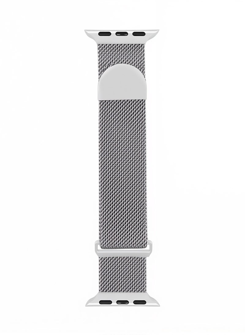 Silvery,Milanese, watch band,Iwatch band, Apple Watch band, 38mm40mm41mm42mm, compatible with all series of S11 S10 S9 S8 SE - Image 3