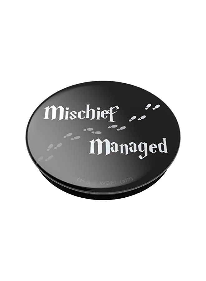 POPSOCKETS حامل Popgrip المتوسع مع مقبض علوي قابل للتبديل للهواتف الذكية والأجهزة اللوحية Mischief Managed - Image 2