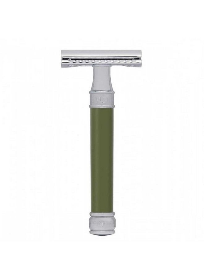 Edwin Jagger Double Edged Safety Razor (Regular Handle 83mm (33") Green)  - Image 2