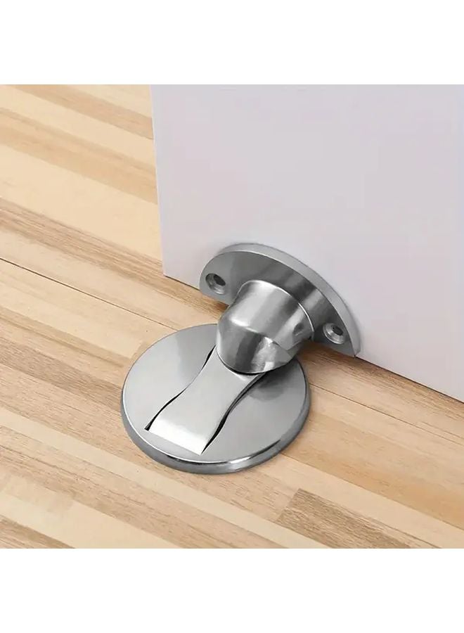2pc Floor Mounted Door Stopper No Drill Magnetic Strong Magnet For 5 5mm To 9mm Door Gaps - Image 3