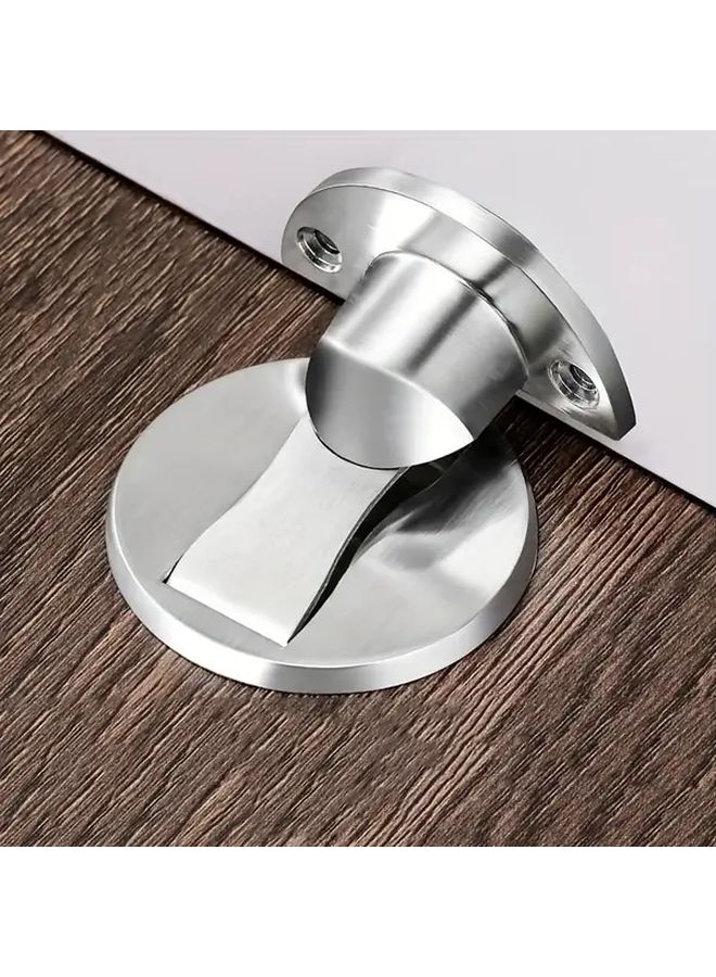 2pc Floor Mounted Door Stopper No Drill Magnetic Strong Magnet For 5 5mm To 9mm Door Gaps - Image 4