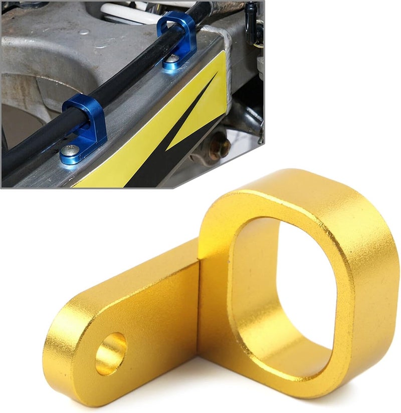 Wivplex Aluminum Motorcycle Brake Line Hose Clamp - Image 2