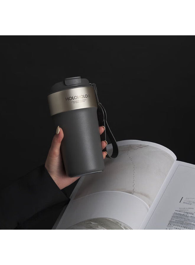 Holoholo 316l Stainless Steel Insulated Mug For Men And Women, Portable Coffee Cup, Children's Stylish Straw Tea Cup, Gift - Image 5