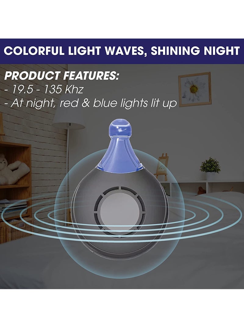 SYOSI - Pet Insect Repellent Insect Chemical Free Ultrasonic Flea Tick Repeller for Pets Cats Dogs Flea and Tick Prevention Portable Electronic Pest Control for Mice Spider Roach Rat Ant Mosquito Flea Fly - Image 1
