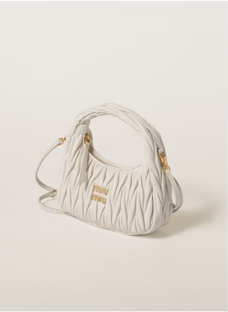 Miu Miu Miu Miu Wander Nappa Leather Hobo Shoulder Bag  - Image 2