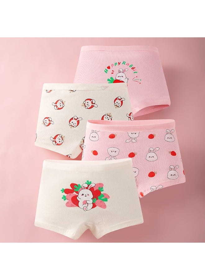 KUYING New Comfortable Skin friendly Breathable Underwear Set 0f 4 