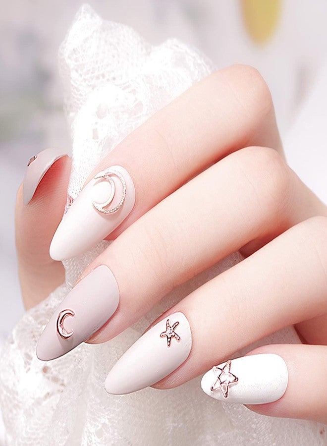 Vezocim 28 Grids Alloy Nail Art Rivets, 3D Mix Geometry Nail Studs Design, Multiple Shapes Glitter Flakes Rivet Jewelry Accessories Set for Women Girls Manicure Decorations, DIY Nail Glitter Sequins - Image 3