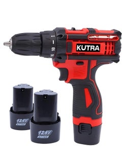 Kutra Cordless Drill 12V 28Nm Powerful Electric Drill with 2 Speed Electric Drill Set 10mm Automatic Chuck and 3900mAh Rechargeable Power Drill Kit  for Indoor and Outdoor  - Image 1