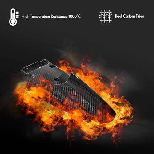 CHANGCHENG Real Carbon Fiber Rear Fender - Carbon Fiber Back Fender Mud Guard Plastic for Taparia Talaria Sting MX3/MX4 Talaria Electric Dirt Bike Talaria Sting r Bike Accessories - Image 2