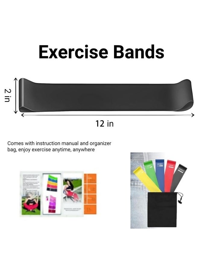 Resistance Band, Portable Resistance Bands for Workout, Natural Latex Material, 5 Different Resistance Levels, for Strength Training & Fitness Workouts, Pilates, Yoga, Fitness and Physical Therapy - pzsku/Z6719F8CB9BBB66B7DE4CZ/45/_/1723995766/a647fcc4-ace3-41f8-9aa1-8399eb929df3