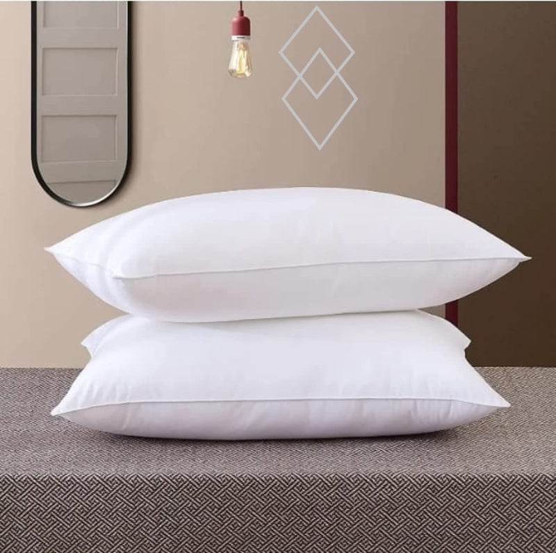 GUFFAW Premium Microfiber Pillow Filler 12x20 inches Pack of 2 - Image 1