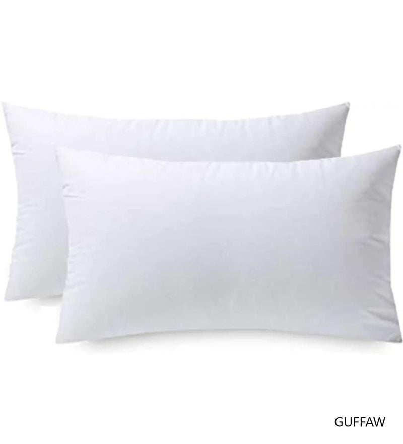 GUFFAW Premium Microfiber Pillow Filler 12x20 inches Pack of 2 - Image 3