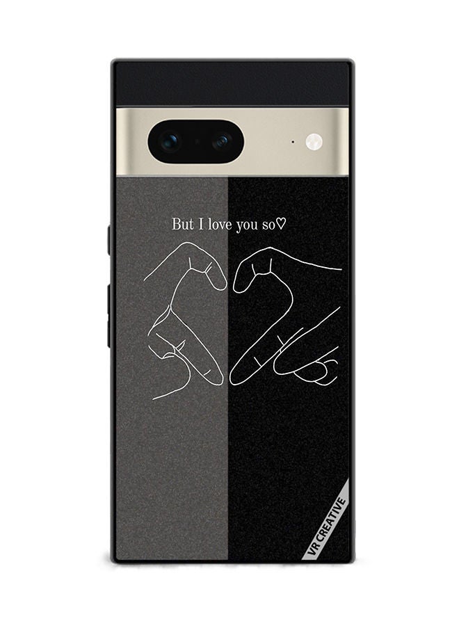 VR CREATIVE Protective Case Cover For Google Pixel 7 Couple Design Multicolour - Image 1