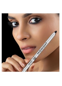 Renee RENEE Midnight Kohl Pencil   Smudgeproof and Waterproof Kajal  24 Hrs Long Stay   Darkest Black   One Swipe Application Rich Color Payoff  Vitamin E  Olive Oil and Castor Oil   1.5 Gm  - Image 5