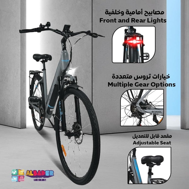 ALBADER Electric Bikes for Adults, Electric Bike 28 Inch with 3 Riding Modes, Electric Scooter With 36V and10AH battery, Bike With Max Speed 35 KM/H & 30 KM Range - Image 4