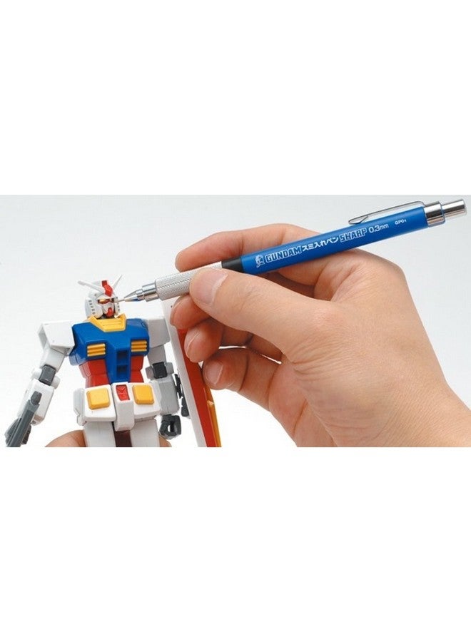 GSI Creos GSI Creos Gundam Marker Black Liner with Mechanical Pencil Sharp, 0.3mm  - Image 2