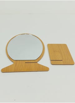 MtjrNet Standing Makeup Mirror Easy To Use Always Handy Standing Face Mirror  - Image 5