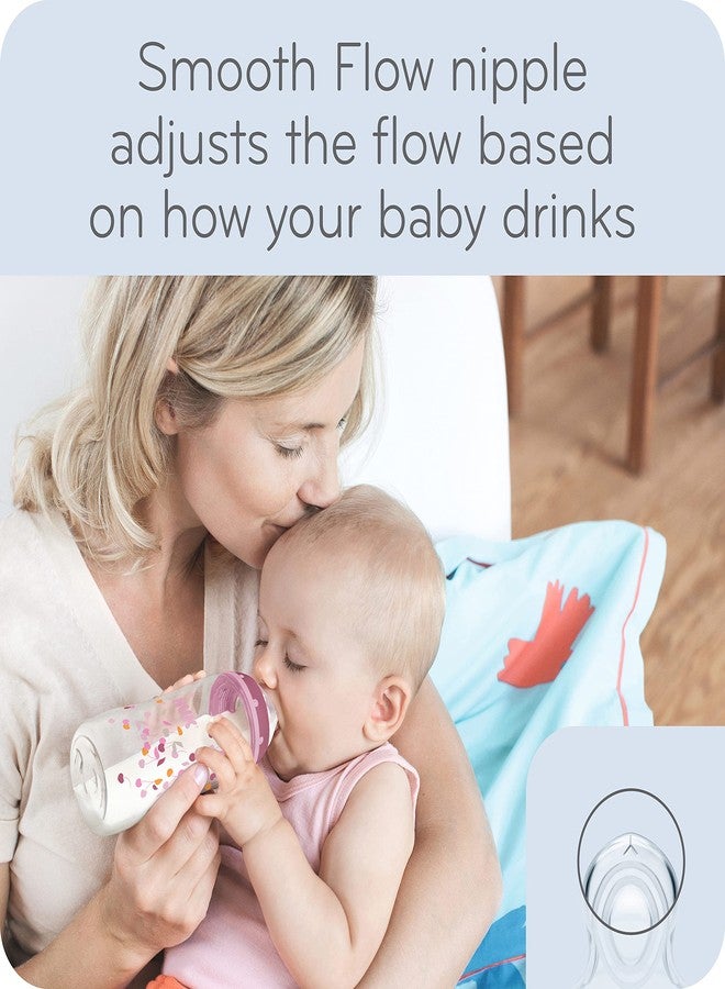 NUK Smooth Flow Anti Colic Baby Bottle Newborn Gift Set - Image 3