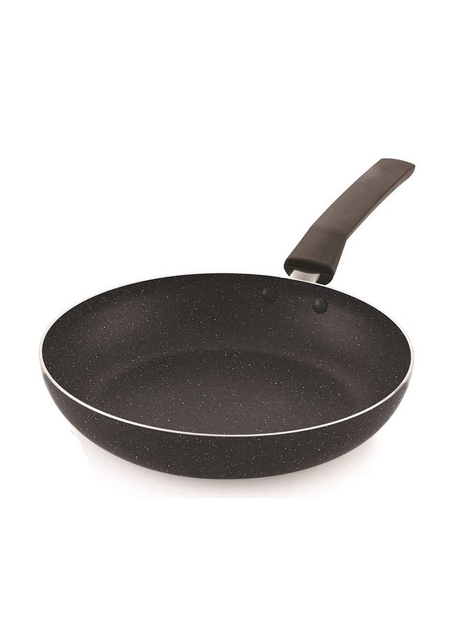 XTEND Xtend Non-Stick FRYPAN with 2-Way Spatter Finish Induction Flat Base 24cm Frying Pan/Saute Pan/Pot Pan with Steel Lid  - Image 2