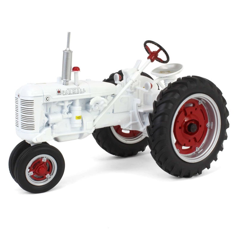 ERTL 116 Farmall C White Demonstrator Tractor 75th Anniversary 44414 - Image 3