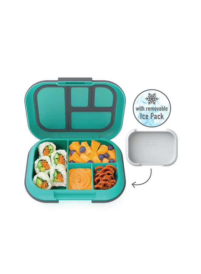 Bentgo Bento Style Kids Chill Lunch Box - Electric Aqua