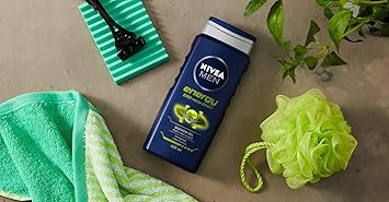 NIVEA MEN Shower Gel Energy 6 x 400ml Energizing Body Wash with Mint Extract Allin1 Shower Gel for Men Strong NIVEA Men Shower Gel with Fresh Masculine Scent - Image 3