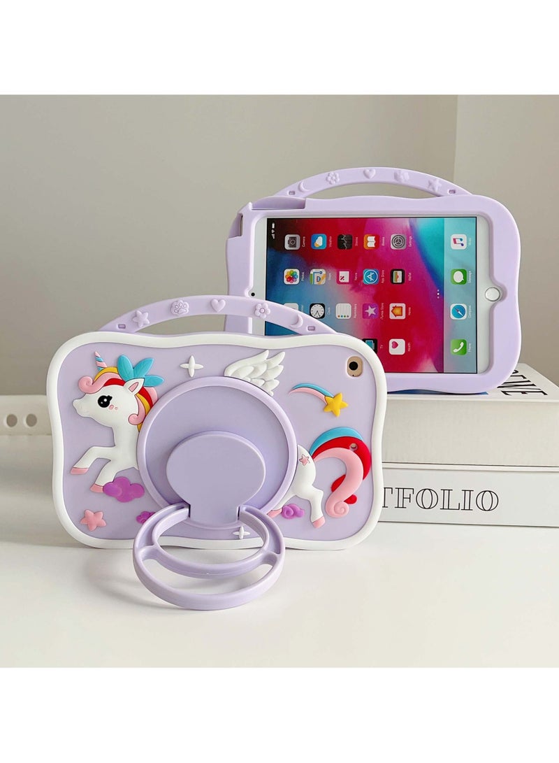 عام حافظة وقاثة للأطفال لـ iPad الجيل العاشر بقياس 10.9 بوصة، جذابة، مع قاعدة قابلة للدوران بزاوية 360 درجة. - Image 5