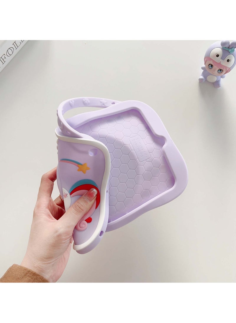 عام حافظة وقاثة للأطفال لـ iPad الجيل العاشر بقياس 10.9 بوصة، جذابة، مع قاعدة قابلة للدوران بزاوية 360 درجة. - Image 2