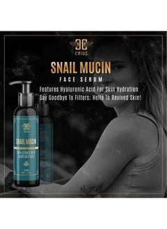 Snail Mucin Face Serum 2 Oz Hyaluronic Acid Serum For Face Anti Aging Facial Serum Brightening & Hydrating Serum For Face With Vitamin E Men & Women - pzsku/Z671A95FD622F01A42ABBZ/45/_/1683529746/dca15ba6-d15b-4da9-aea0-7db23d8fe343