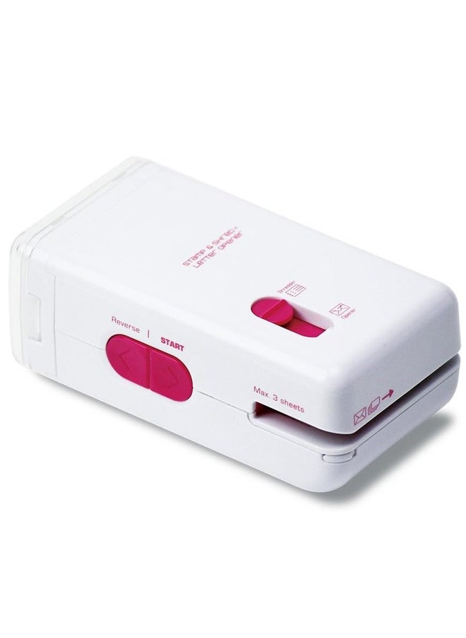 Mini Electric Paper Shredder, Compact Home Shredder, 3mm Micro-Cut, Confidential Small Paper Shredder, Shreds 3 Sheets at a Time, Portable and Efficient