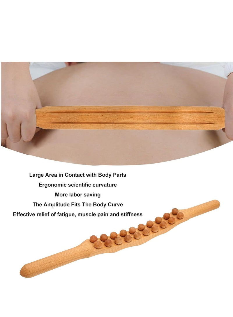 Generic Wood Therapy Massage Tools for Body Shaping, 2Pcs Body Sculpting Tools to Release the Muscle Pain - Image 2