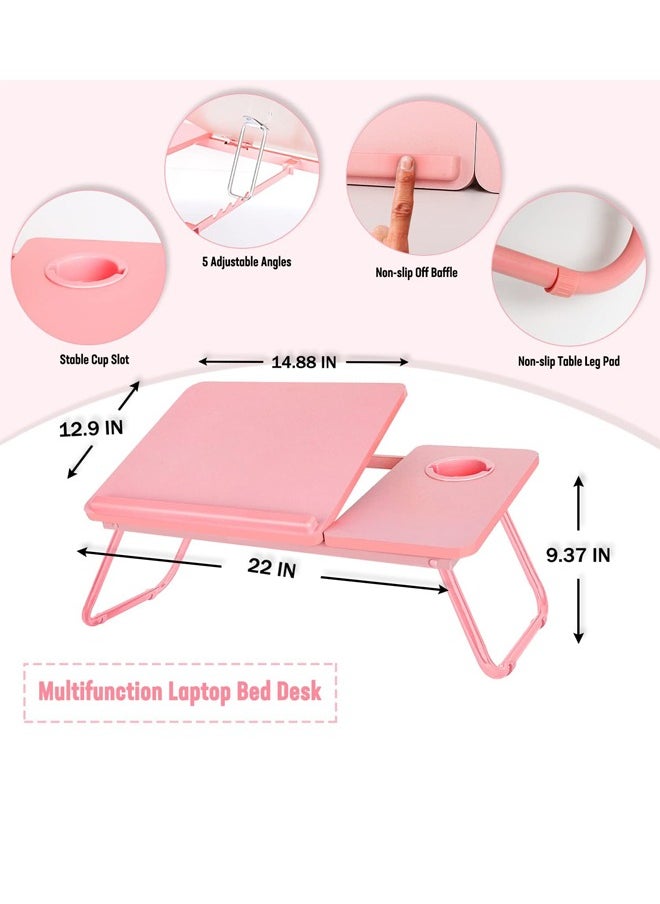 Bed Desk for Laptop, Laptop Desk for Bed and Sofa, Bed Trays for Eating and Laptops with Cup Holder, 5 Levels of Adjustable Height - pzsku/Z671AAFC23D4D3CCE80F3Z/45/_/1720771285/c7059009-26cf-4301-896b-8cedcf01c636