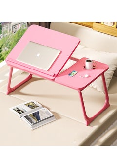 JANTENS Bed Desk for Laptop, Laptop Desk for Bed and Sofa, Bed Trays for Eating and Laptops with Cup Holder, 5 Levels of Adjustable Height  - Image 4