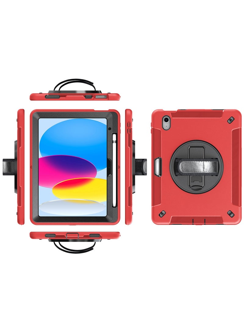 عام غطاء آيباد (A16) الجيل 11 11 بوصة 2025/الجيل 10 10.9 بوصة 2022 - غطاء مع حامل دوار وحافظة قلم