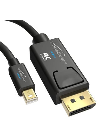 كابل ميني ديسبلاي بورت ثاندر - 2 متر دقة UHD 4 كيه/ 60 هرتز v1.2 للكمبيوتر وجهاز ماك ووصلة دي بي مع غالق اسود - pzsku/Z671ACEACA59D247A1141Z/45/1741152296/15c4f121-72e5-4d7d-9c61-ca756f487956