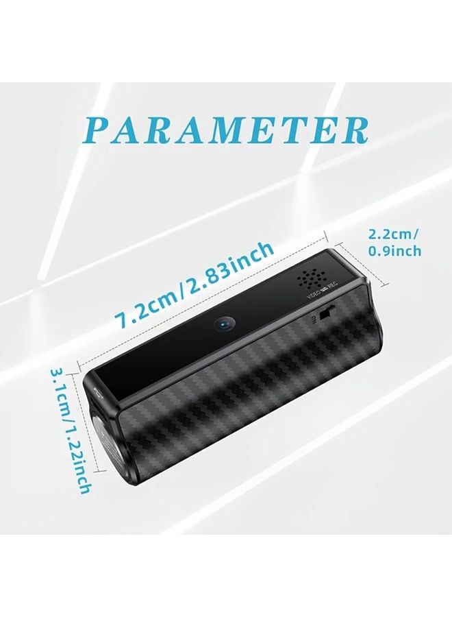 256GB Portable Voice Recorder And Video Recorder 1080P Camera 2500mAh Battery Loop Recording - Image 2