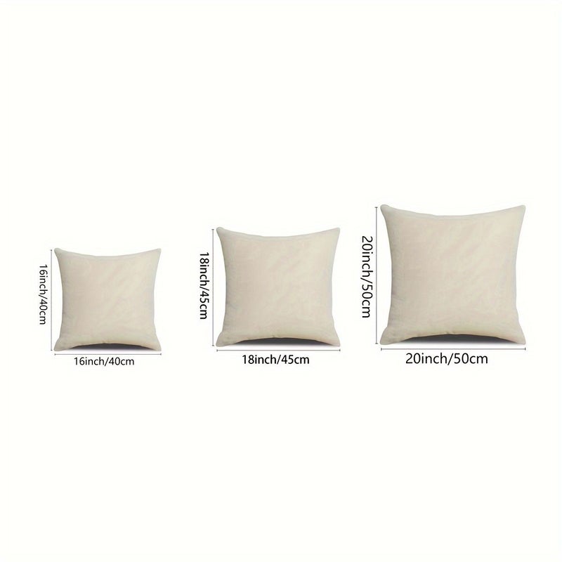 Pink Tulip Throw Pillow Covers 16x16 Inches Stripe Flowers Cushion Case for Sofa Couch - Image 3