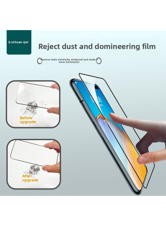 For huawei High Aluminum Anti-static Tempered Film For Mobile Phone P70 MATE70 Magic7 NOVA7 Glory 9X-Color:Large Arc High Aluminum Anti-static Tempered Film [bare Film]]-Dimensions:Maiman 9