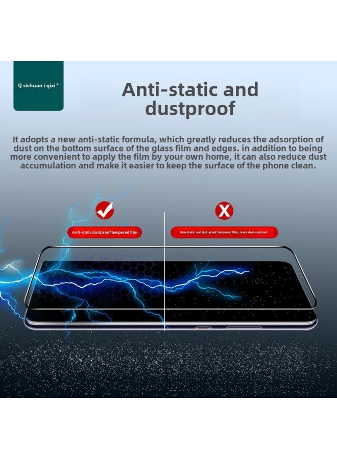 For huawei High Aluminum Anti-static Tempered Film For Mobile Phone P70 MATE70 Magic7 NOVA7 Glory 9X-Color:Large Arc High Aluminum Anti-static Tempered Film [bare Film]]-Dimensions:Maiman 9