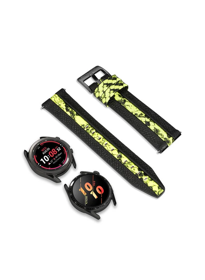 POLICE Bridge Black Leather Watch Straps