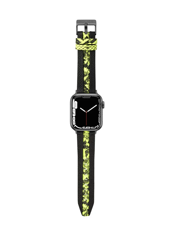 POLICE Bridge Black Leather Watch Straps