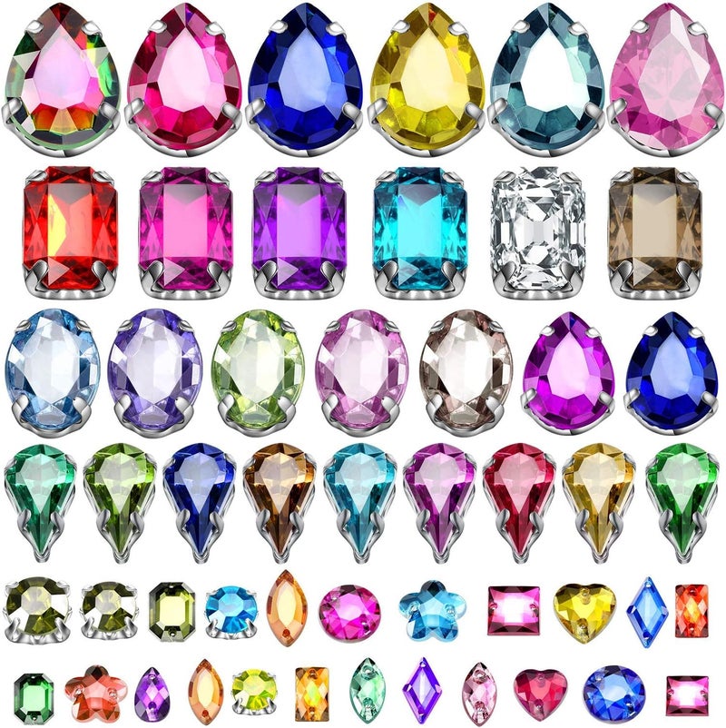 Diy Crafts 16125 3d Crystal Ab Clear Nail Stones Gems Pearl Diy Nail Art Decorations Gold Silver Rivet Rhinestone Pack of 1 Box Kqh470 Multicolor - Image 4