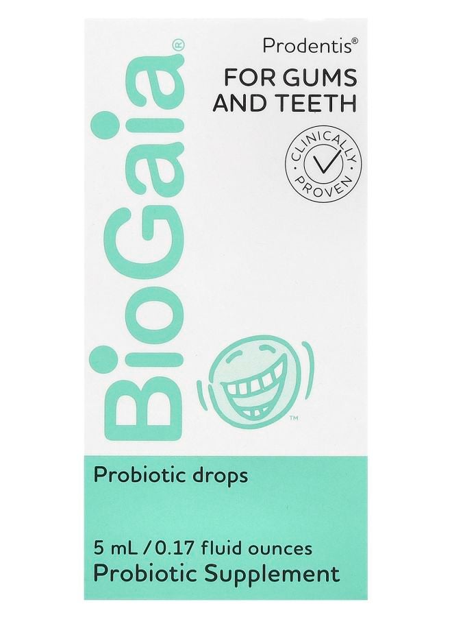 BioGaia Prodentis Probiotic Drops For Gums and Teeth 0.17 fl oz (5 ml)