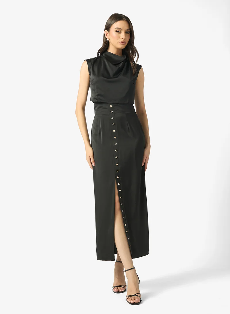 ELLA Dress With Mock Crop Top