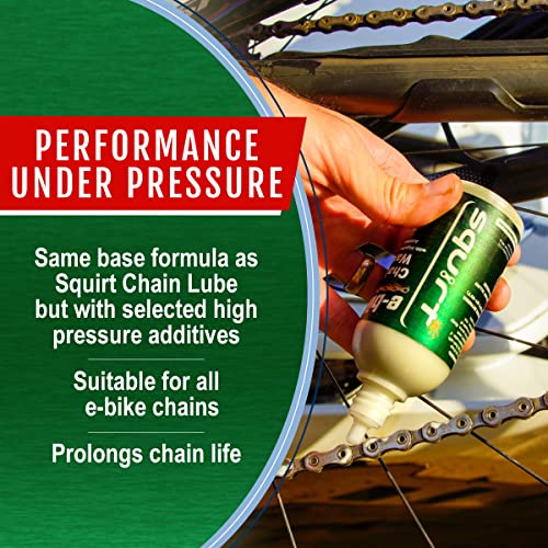 Squirt E-Bike Chain Wax 120 ml with High-Pressure Additives for E-Bikes - Ebike Lubricant for Wet & Dry Conditions - Electric Bike Chain Lube Reduces Noise & Friction - Ebike Accessories - Image 5