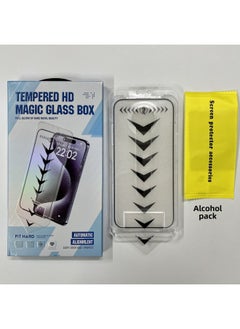 Applicable To Apple 16Pro Max Dust Free Warehouse Tempered Film HD 14Pro Anti-Peep And Dust Removal Film Artifact Mobile Phone Film-Color:Electroplating Hd + Dustproof Tape Packaging-Dimensions:IP11PROMAX/XS MAX
